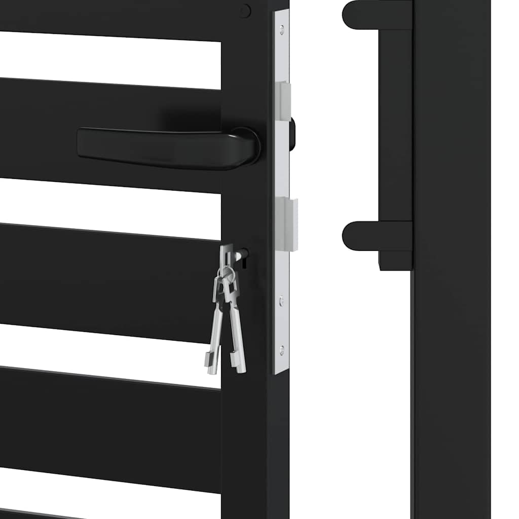 havelåge låsbar 100x100 cm aluminium sort