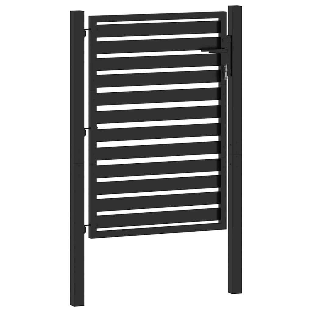 havelåge låsbar 100x120 cm aluminium sort