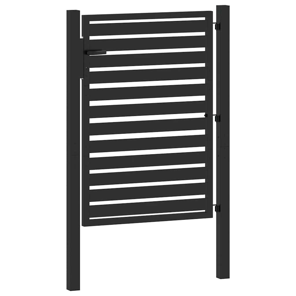 havelåge låsbar 100x120 cm aluminium sort