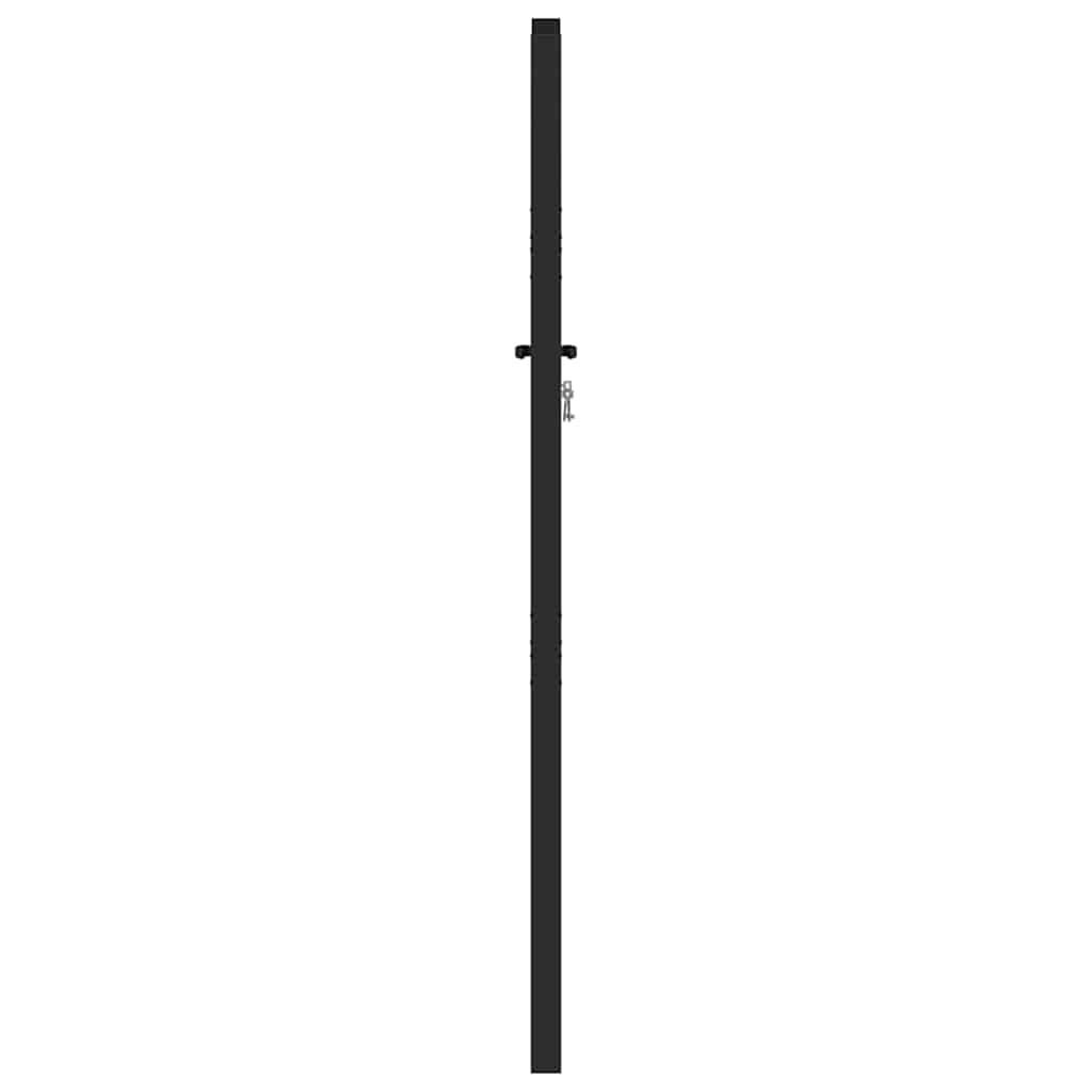 havelåge låsbar 100x150 cm aluminium sort