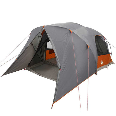 Dome Telt 4-Personer med tag Grå og orange 455 x 252 x 178 cm