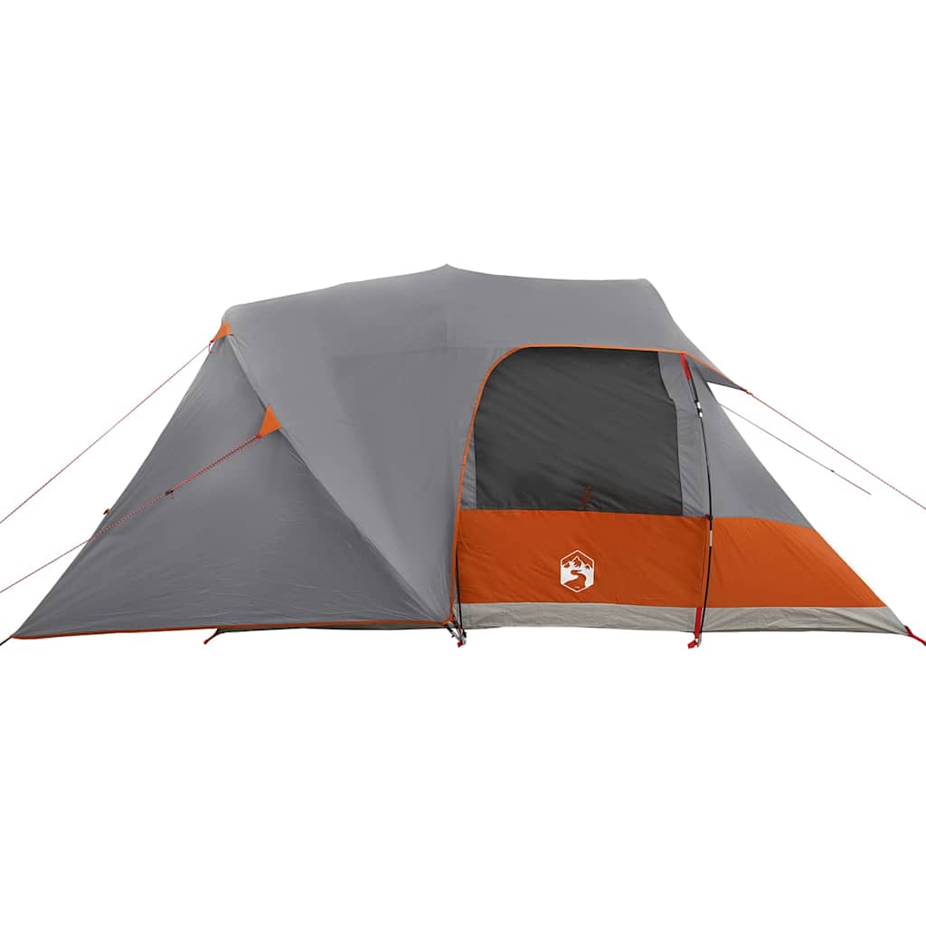 Dome Telt 4-Personer med tag Grå og orange 455 x 252 x 178 cm