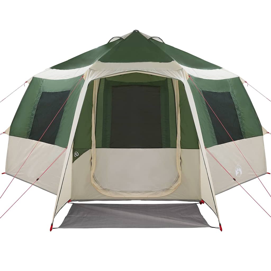 Cabin tent til 12 personer 10 personer Grøn og Hvid