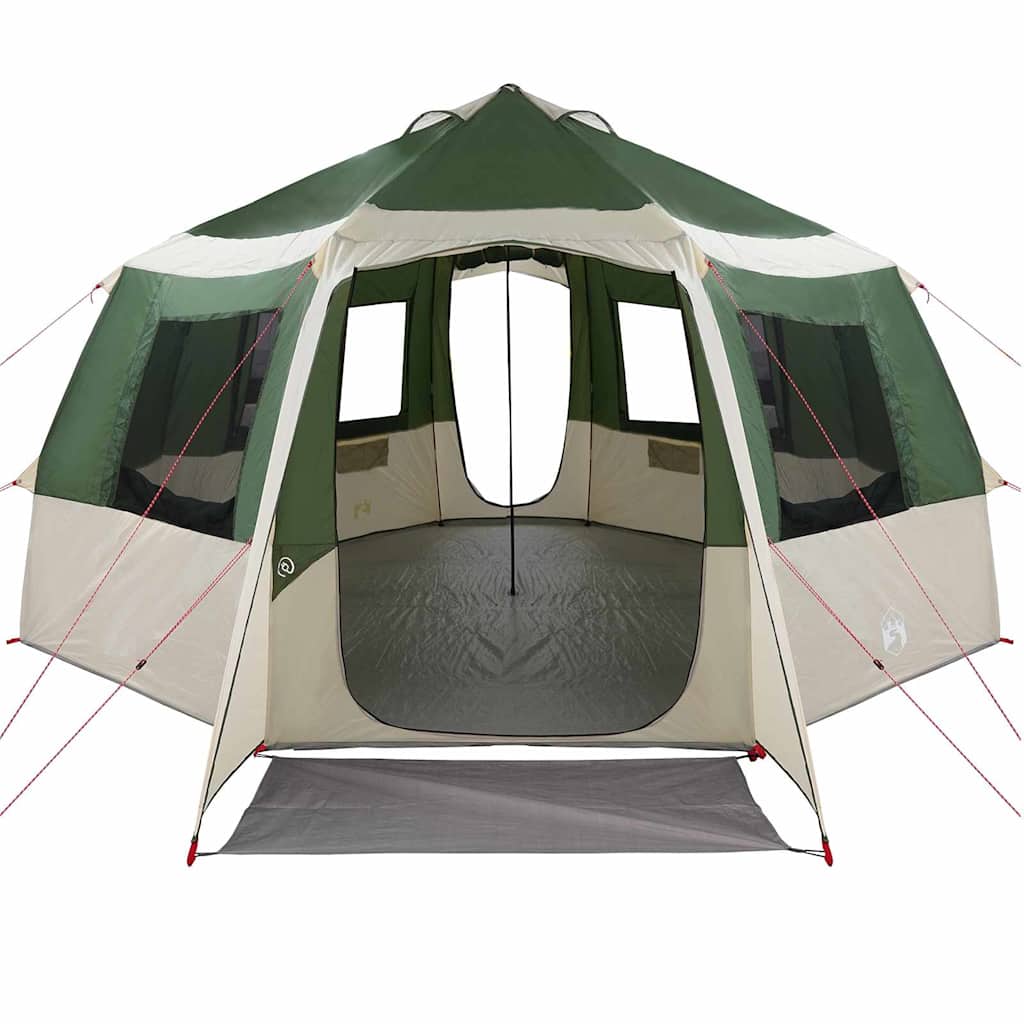 Cabin tent til 12 personer 10 personer Grøn og Hvid