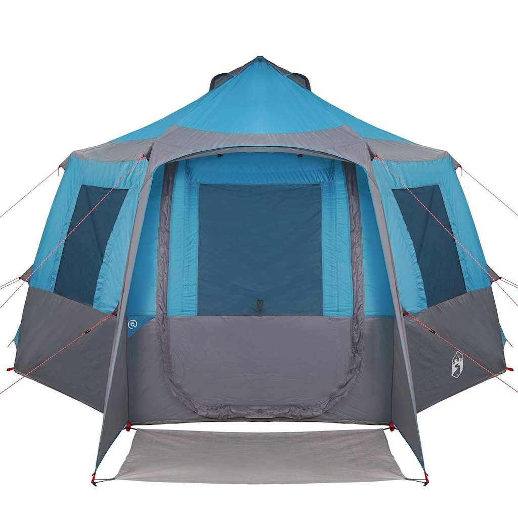 Cabin tent til 12 personer 10 personer Blå og grå