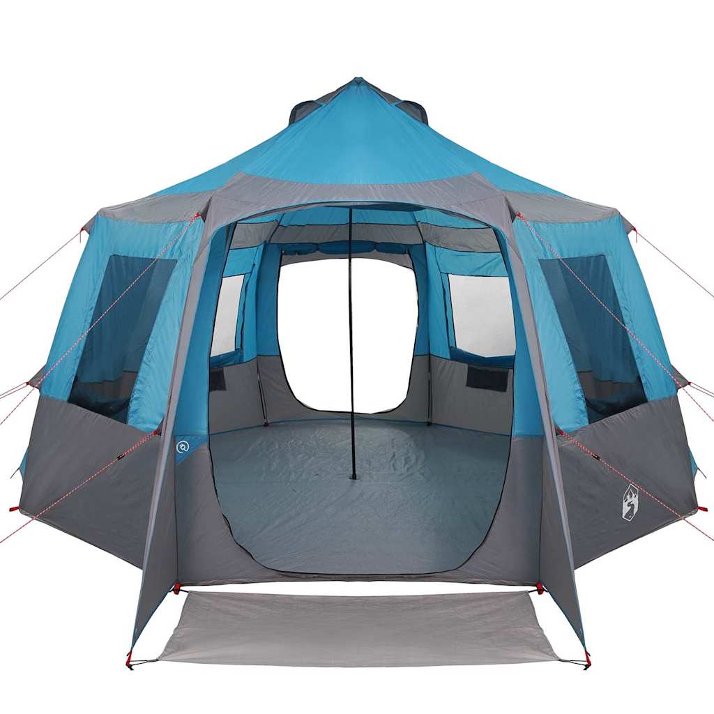 Cabin tent til 12 personer 10 personer Blå og grå