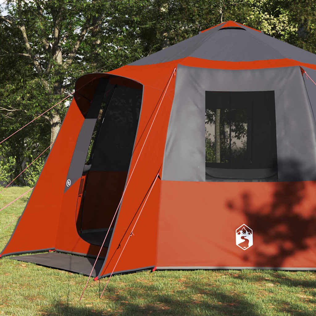 Cabin tent til 12 personer 10 personer Grå og orange