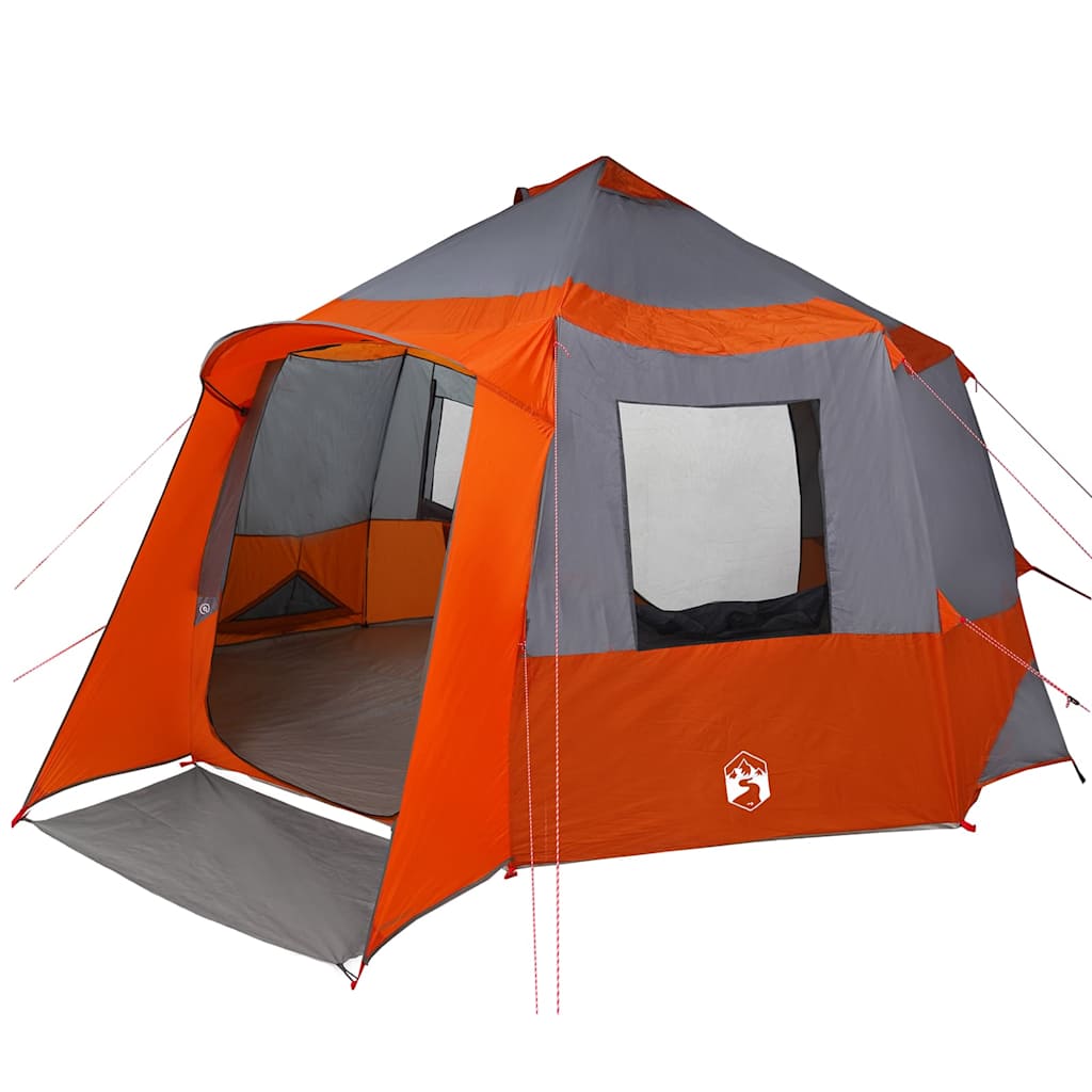 Cabin tent til 12 personer 10 personer Grå og orange