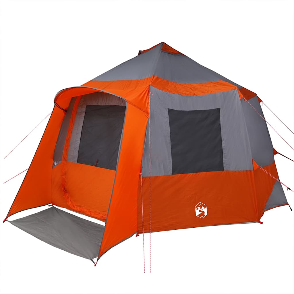 Cabin tent til 12 personer 10 personer Grå og orange