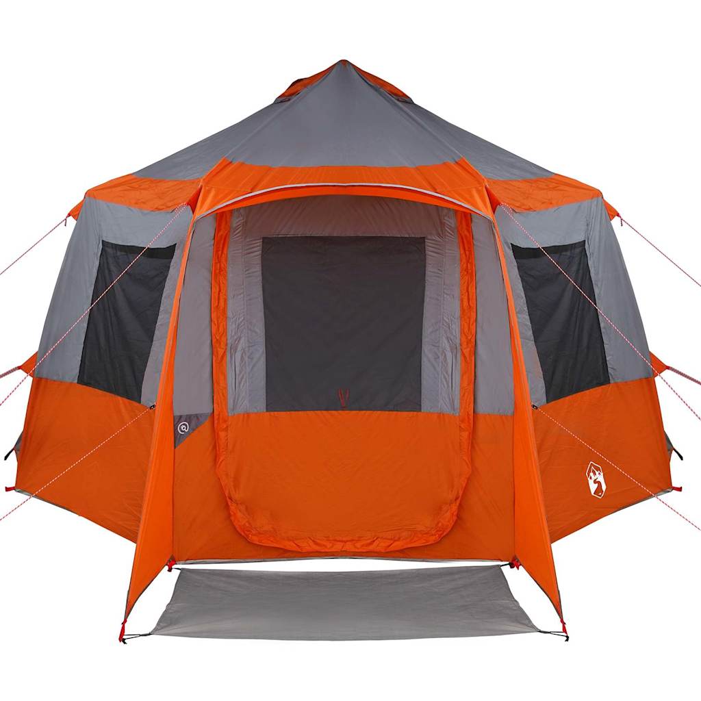 Cabin tent til 12 personer 10 personer Grå og orange