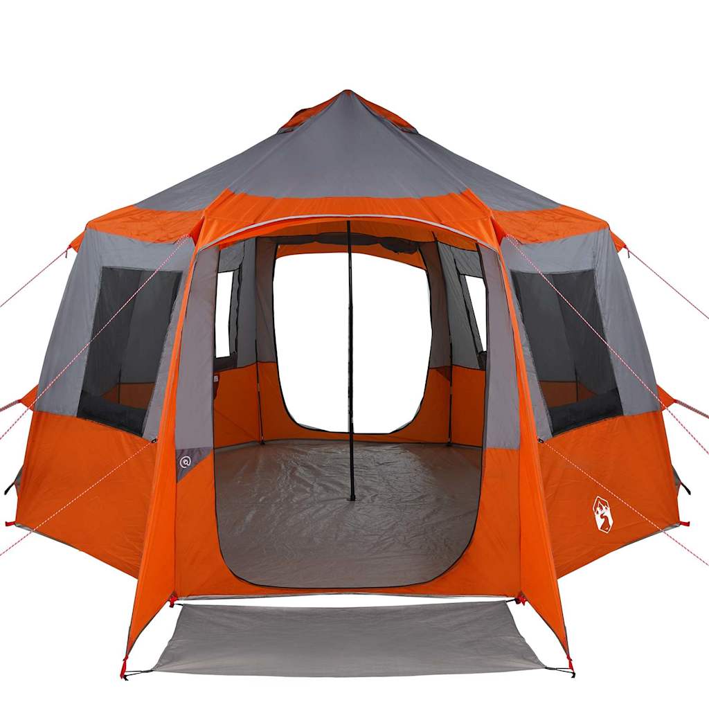 Cabin tent til 12 personer 10 personer Grå og orange
