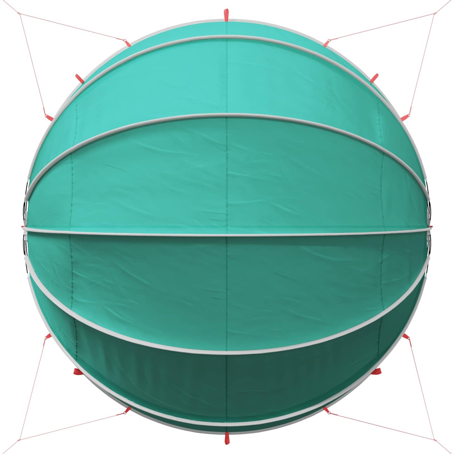 Pool Dome 472 x 460 x 229 cm 185T polyester med PU-belægning