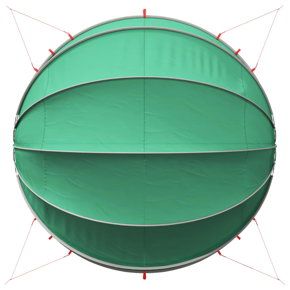 Pool Dome 500 x 500 x 236 cm 185T polyester med PU-belægning