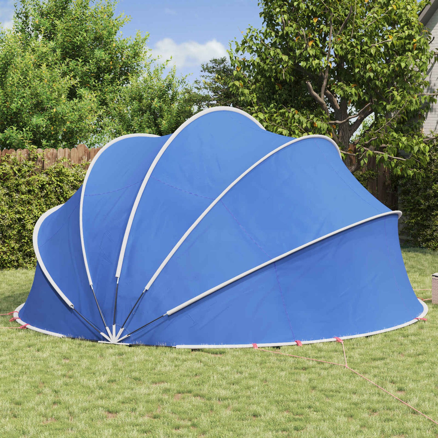 Pool Dome 546 x 516 x 250 cm 185T polyester med PU-belægning