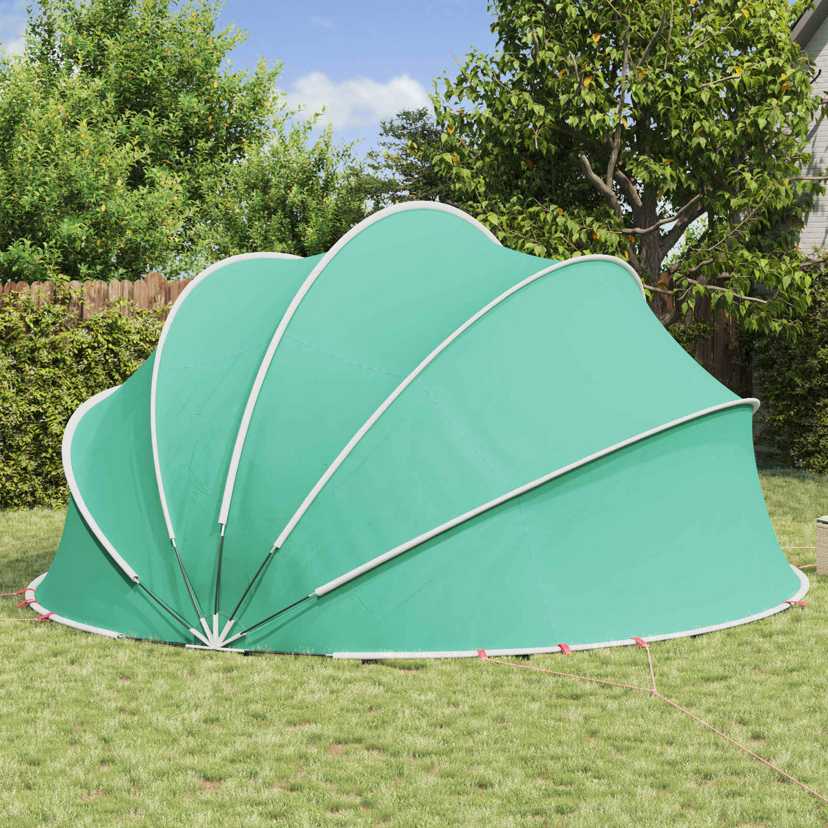 Pool Dome 546 x 516 x 250 cm 185T polyester med PU-belægning