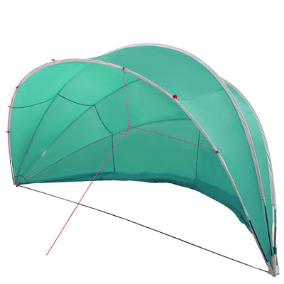 Pool Dome 546 x 516 x 250 cm 185T polyester med PU-belægning