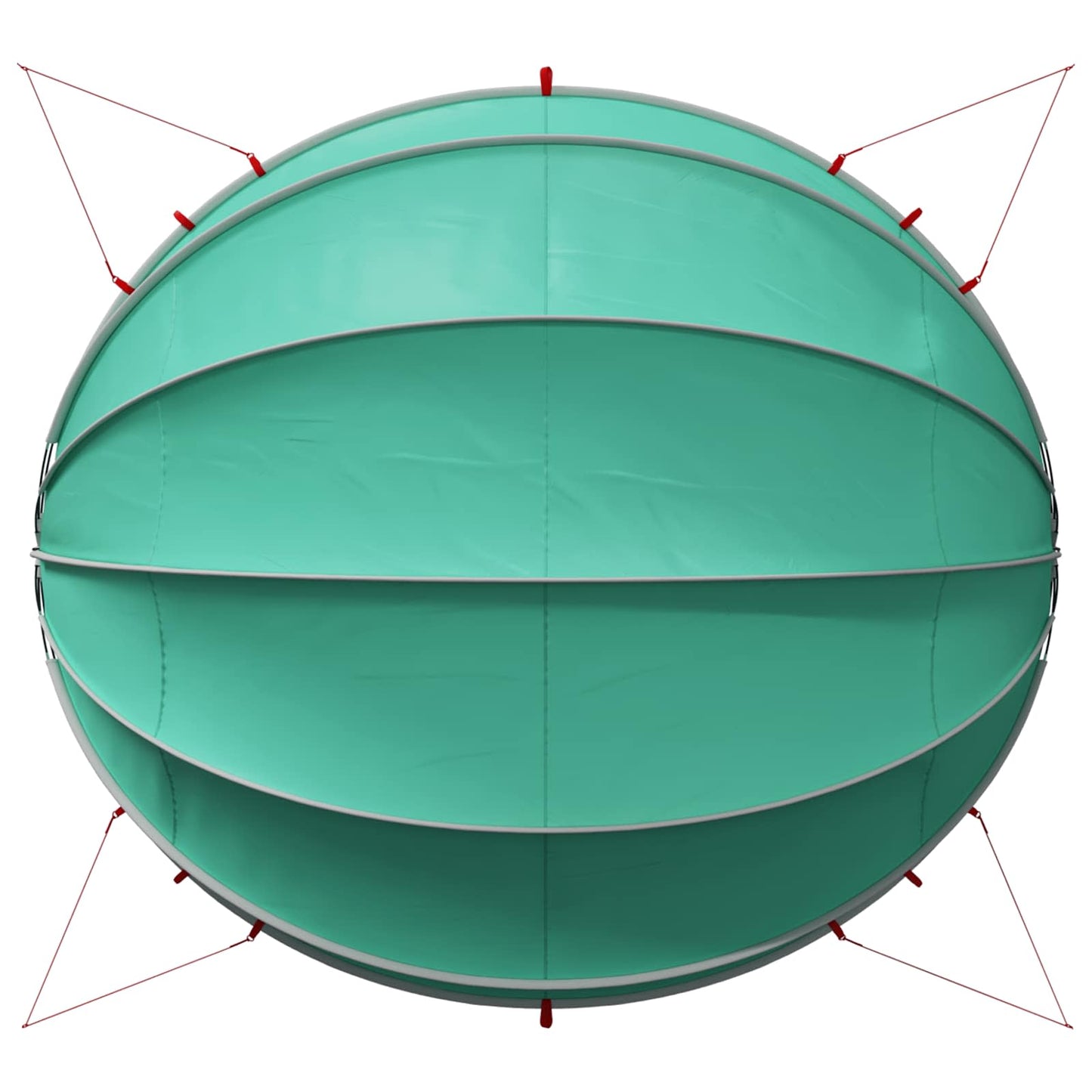 Pool Dome 546 x 516 x 250 cm 185T polyester med PU-belægning