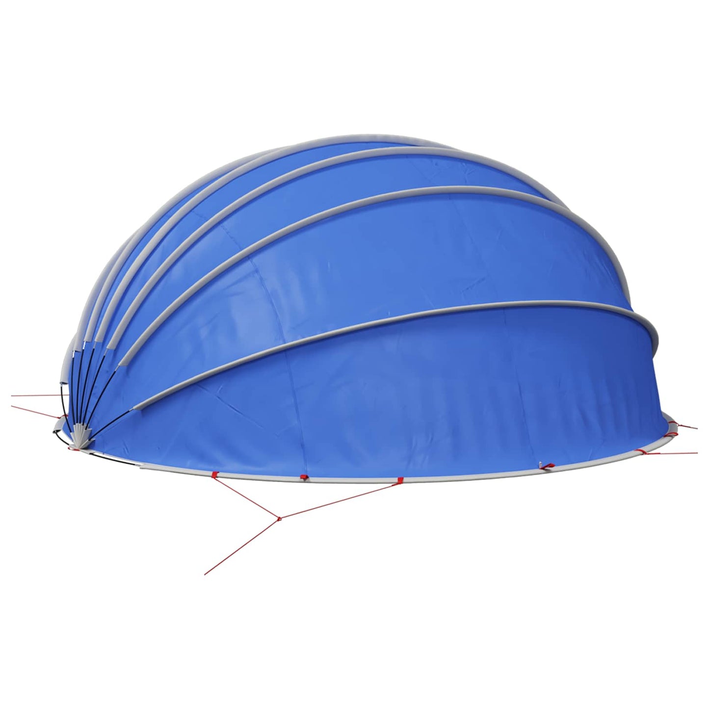 Pool Dome 592 x 590 x 275 cm 185T polyester med PU-belægning