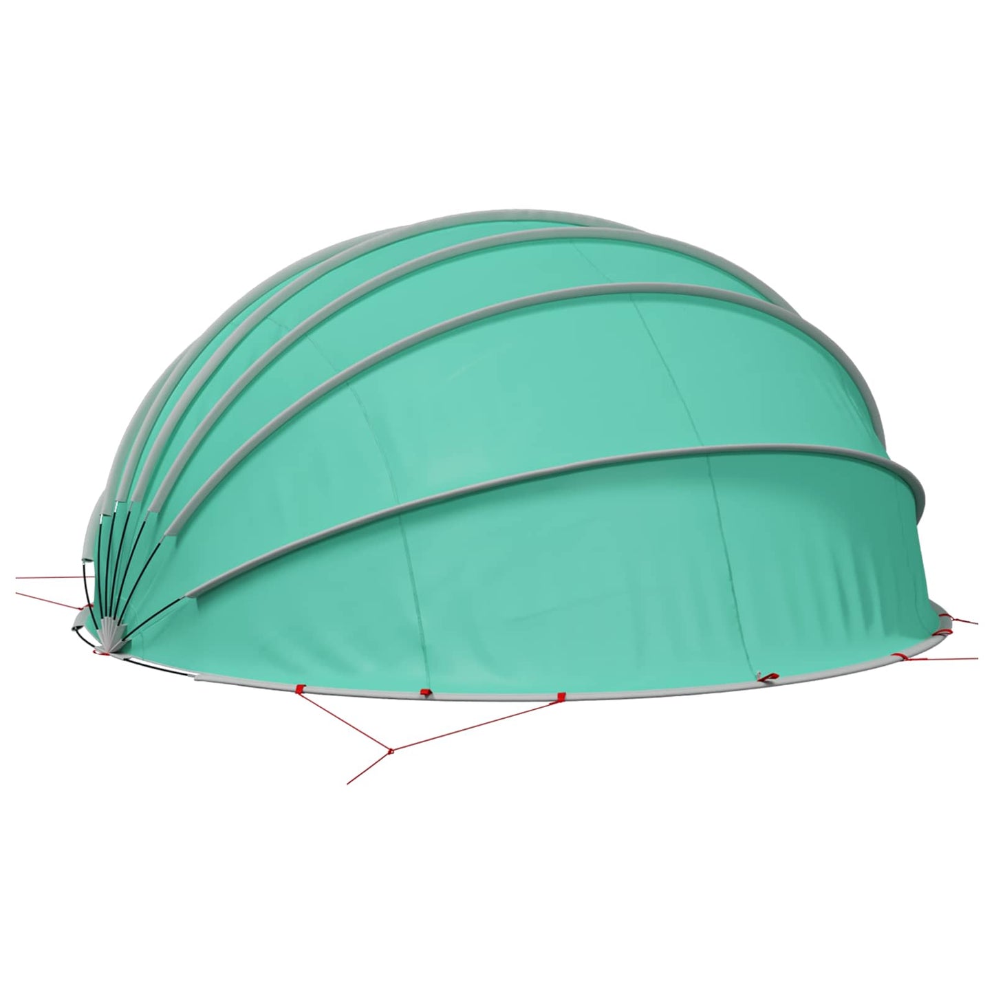 Pool Dome 592 x 590 x 275 cm 185T polyester med PU-belægning