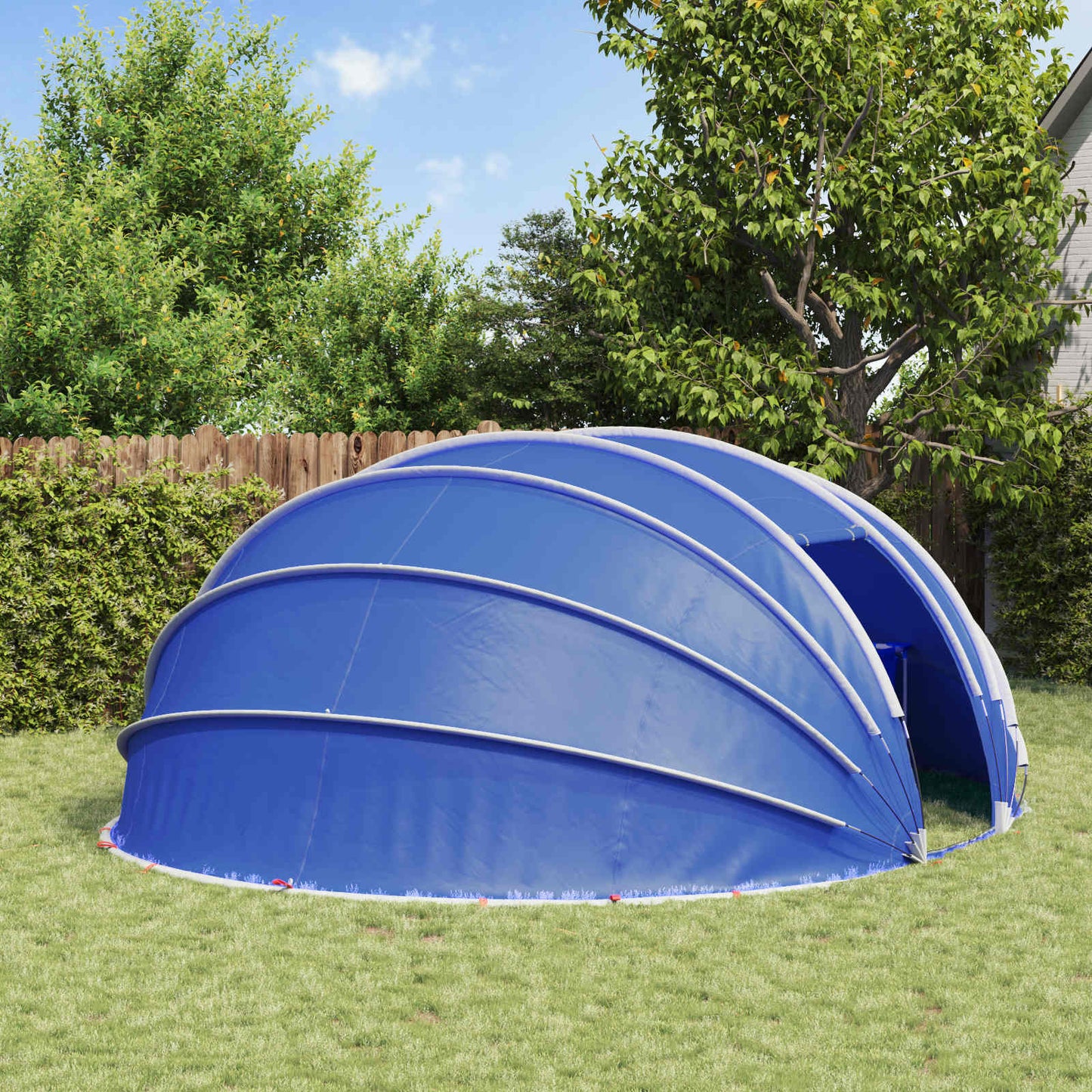 Pooltelt Dome 538 x 440 x 204 cm Azure Blue