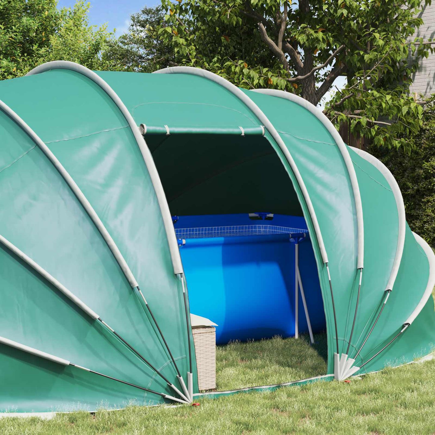 Pooltelt Dome 538 x 440 x 204 cm
