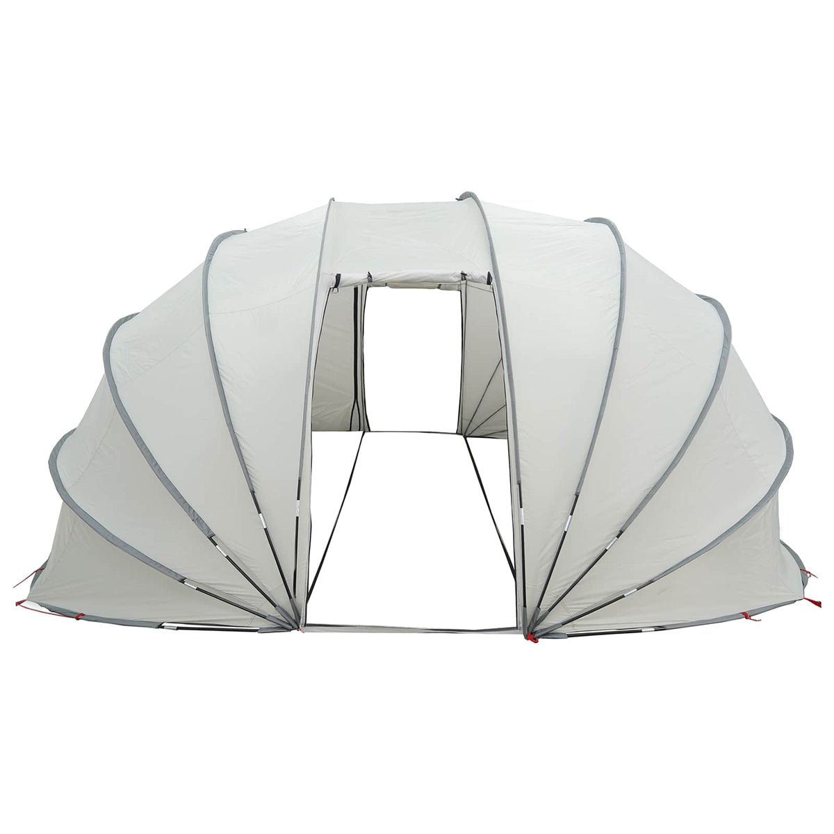Pooltelt Dome 538 x 440 x 204 cm Grå