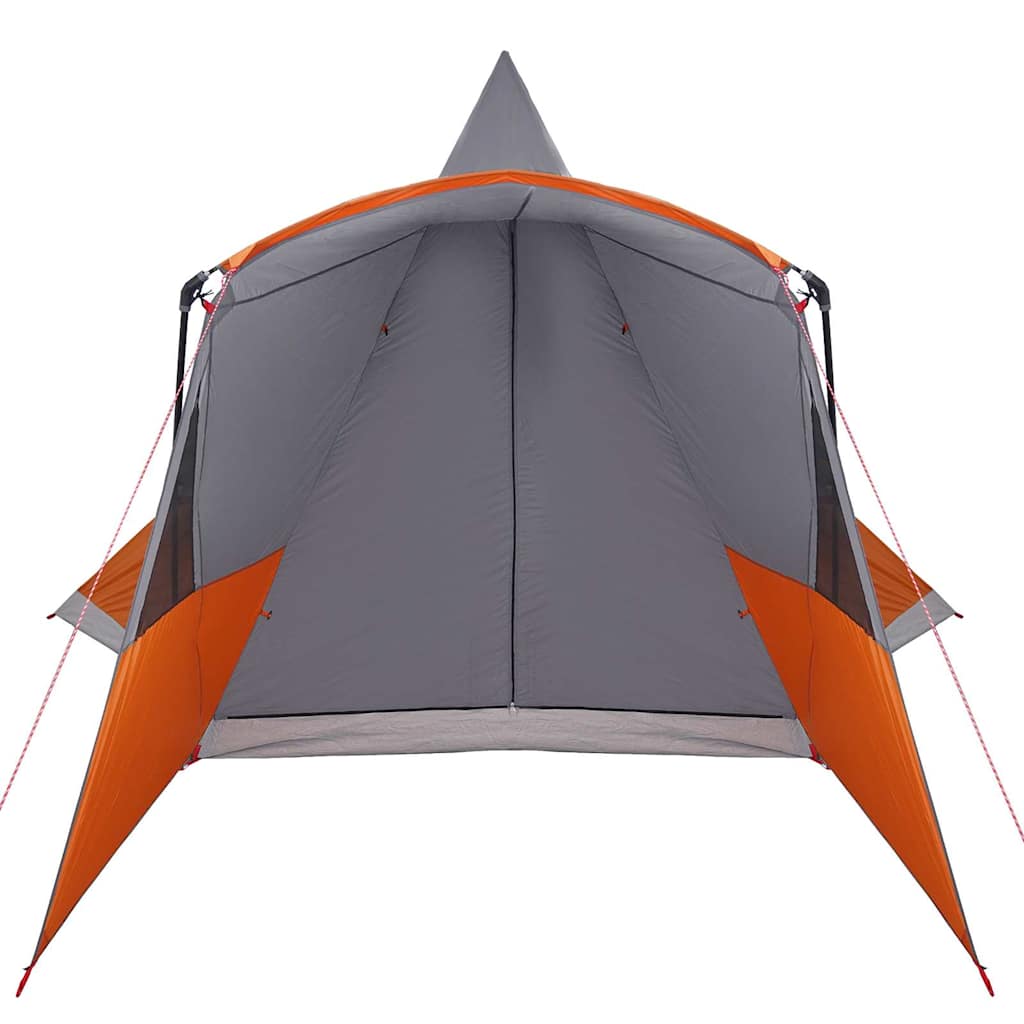 Teepee Telt 8-Personer 8 personer Grå og orange