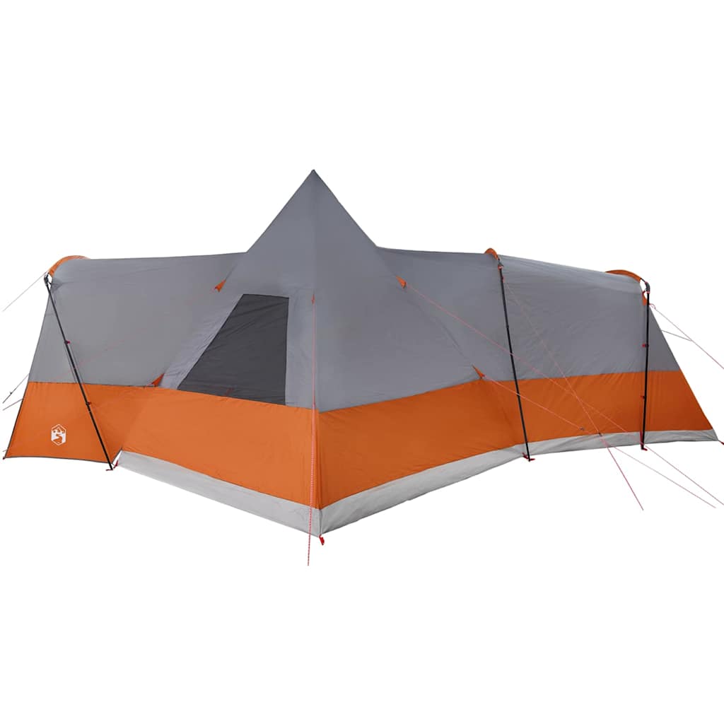 Teepee Telt 8-Personer 8 personer Grå og orange