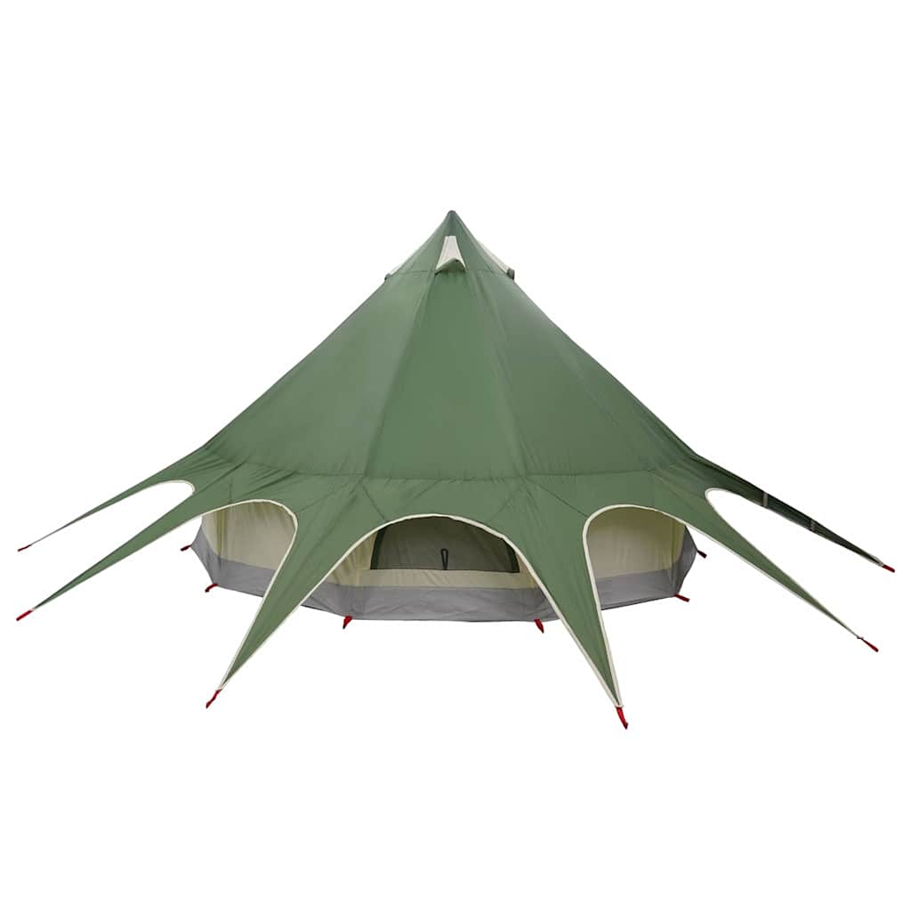 Teepee Telt 3-Person 3-personers Grøn og Grå