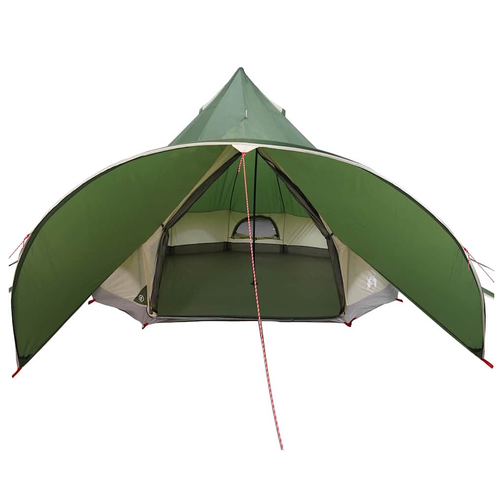 Teepee Telt 3-Person 3-personers Grøn og Grå
