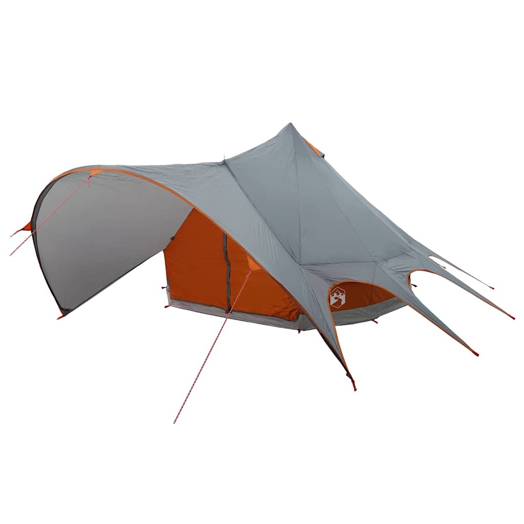 Teepee Telt 3-Person 3-personers Grå og orange