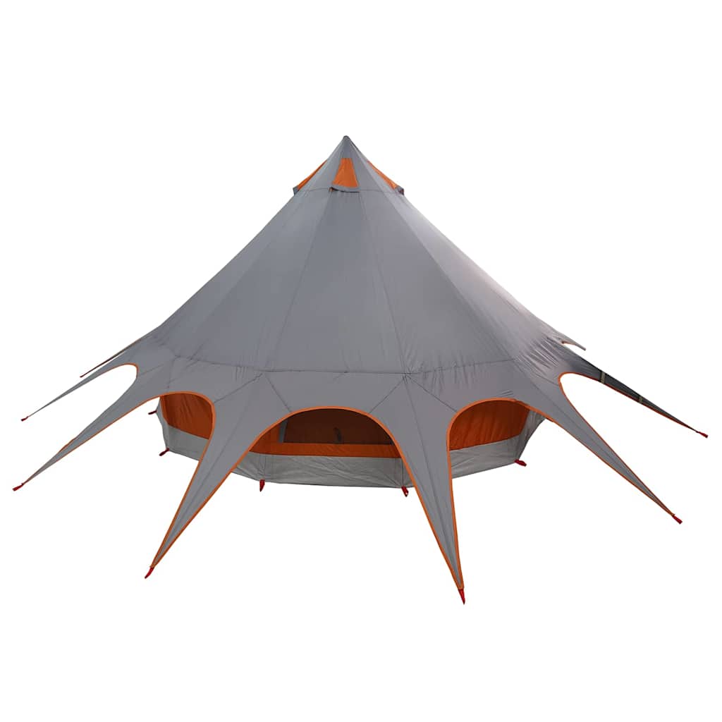 Teepee Telt 3-Person 3-personers Grå og orange