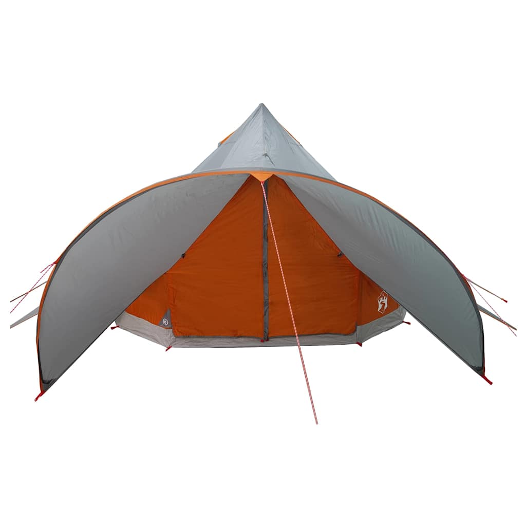 Teepee Telt 3-Person 3-personers Grå og orange
