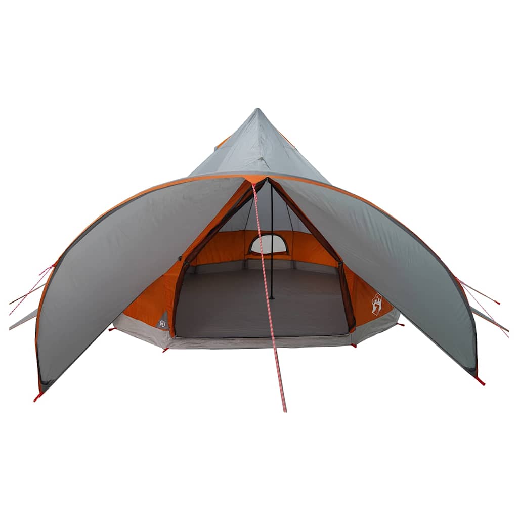 Teepee Telt 3-Person 3-personers Grå og orange