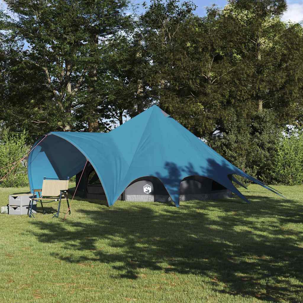 Teepee Telt til 5 Personer 5-personers Blå og grå