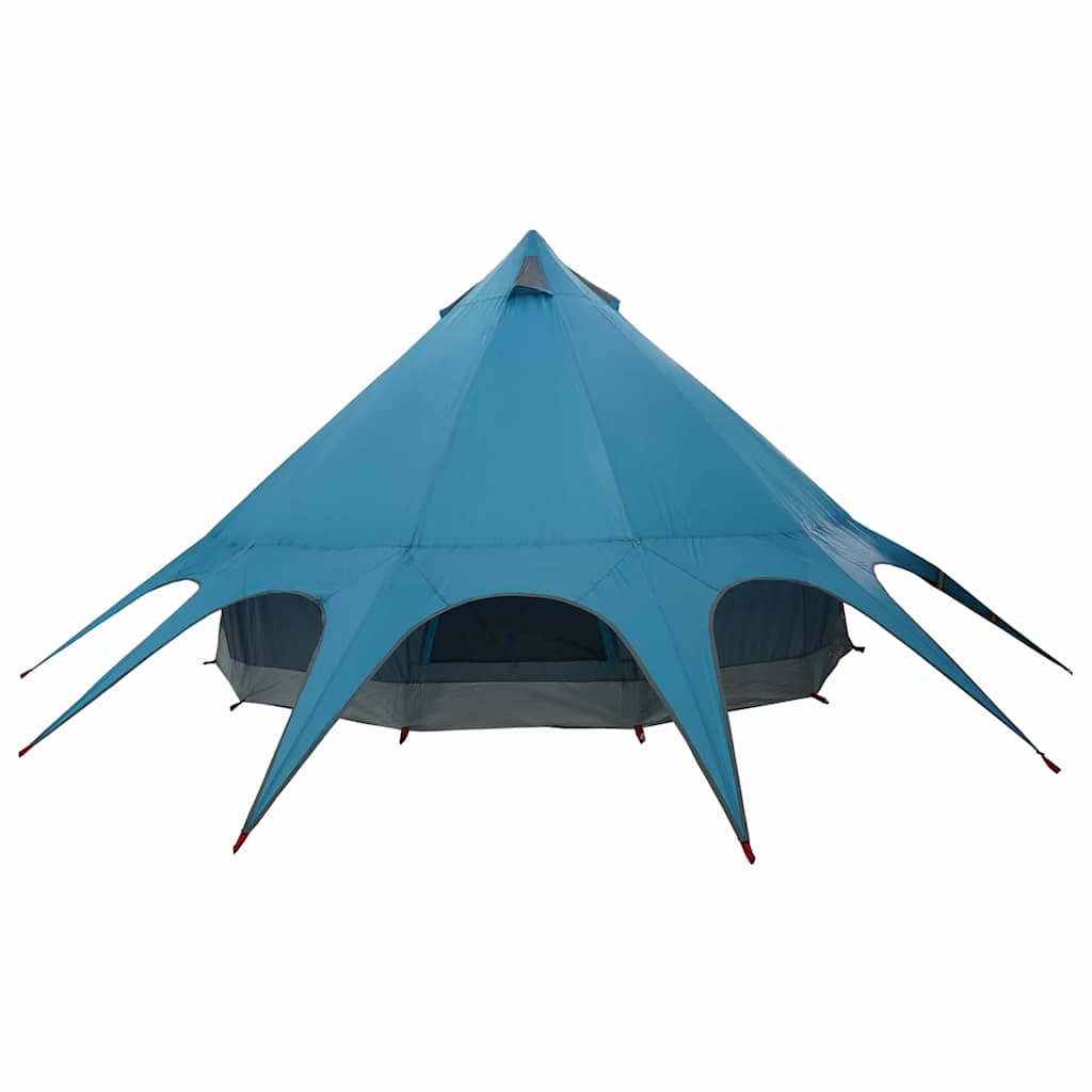 Teepee Telt til 5 Personer 5-personers Blå og grå