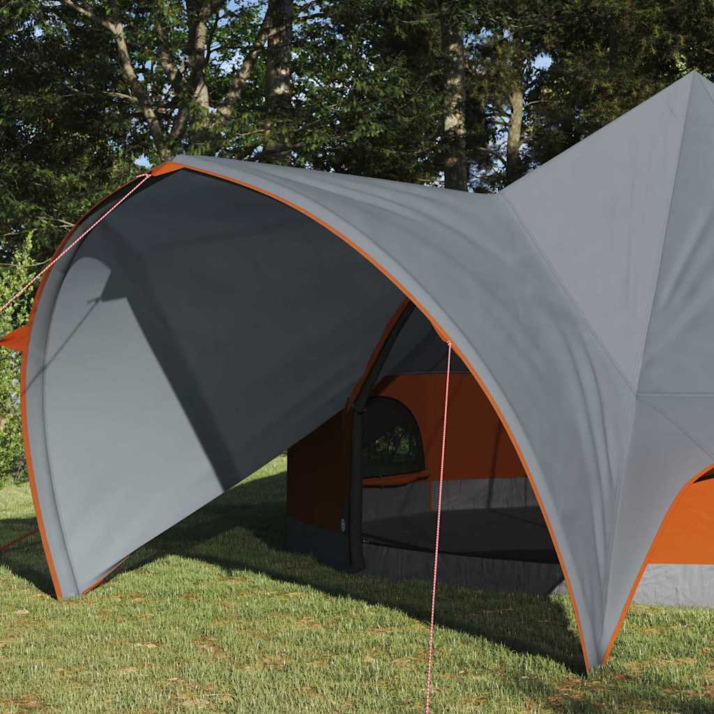 Teepee Telt til 5 Personer 5-personers Grå og orange