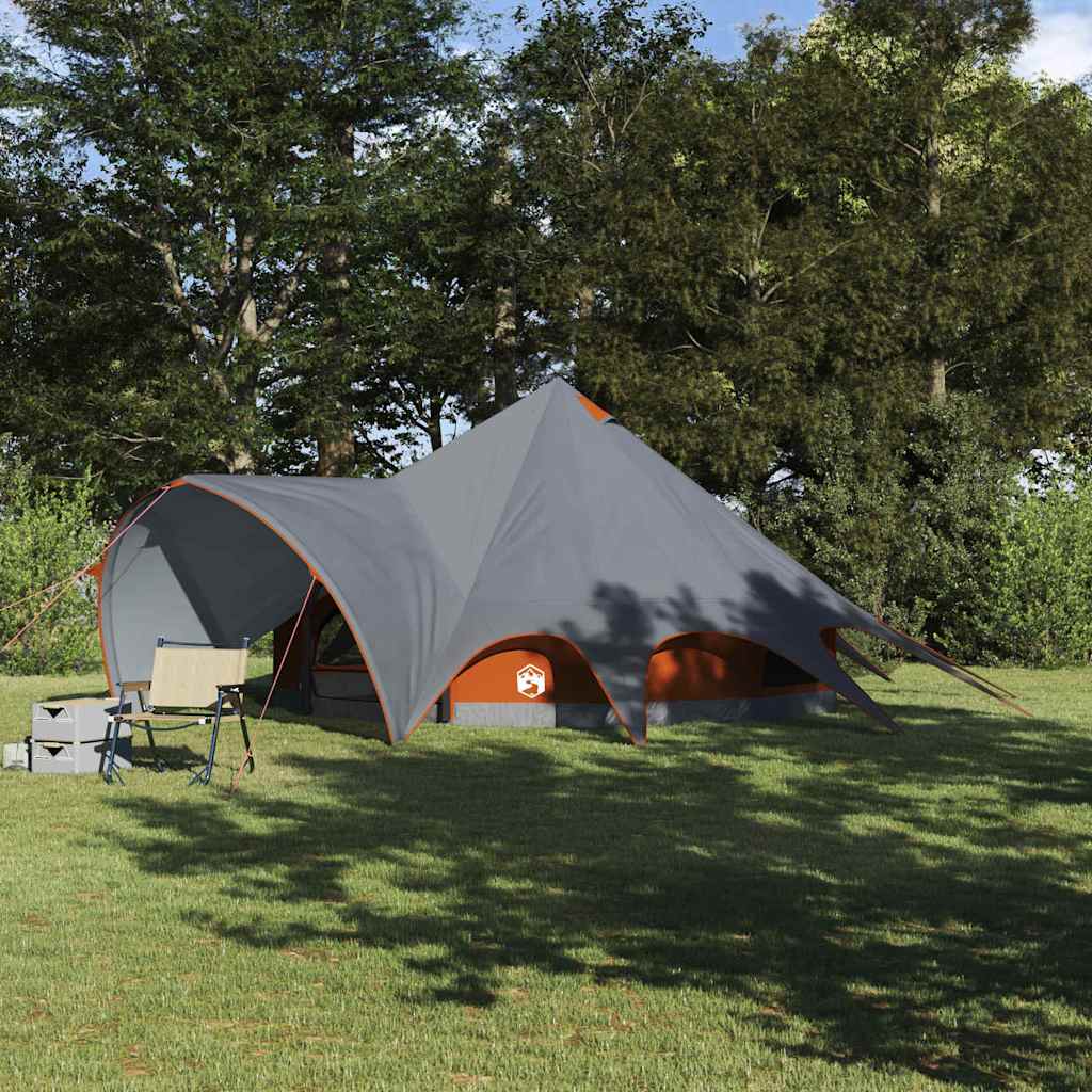 Teepee Telt til 5 Personer 5-personers Grå og orange