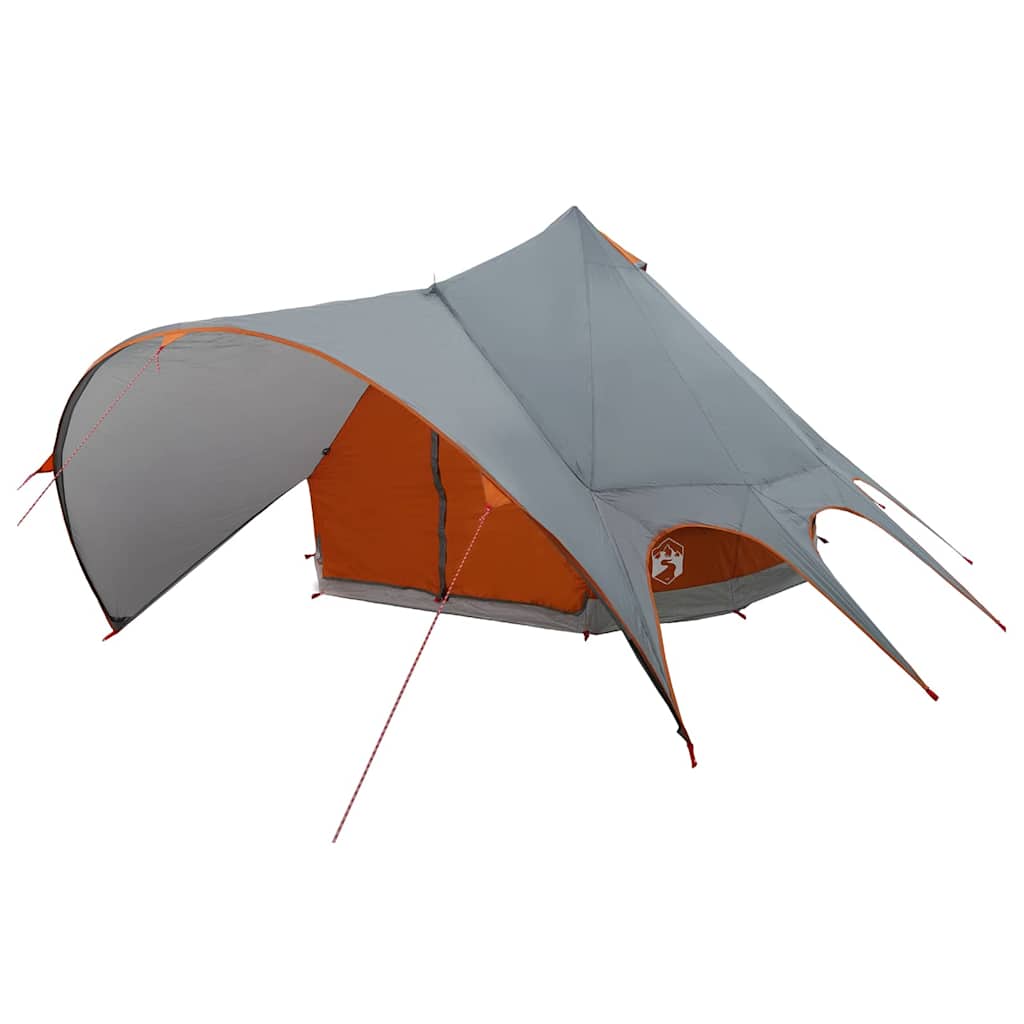 Teepee Telt til 5 Personer 5-personers Grå og orange