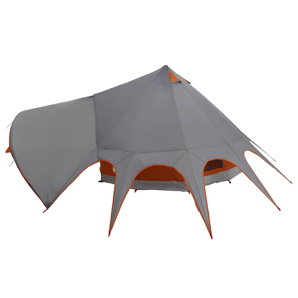 Teepee Telt til 5 Personer 5-personers Grå og orange