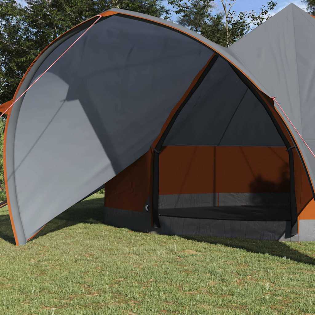 Teepee Telt 7-Personer 7-personers Grå og orange