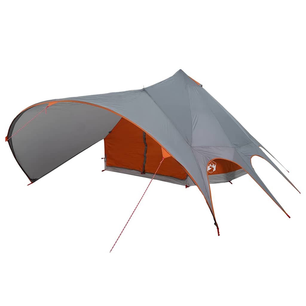 Teepee Telt 7-Personer 7-personers Grå og orange