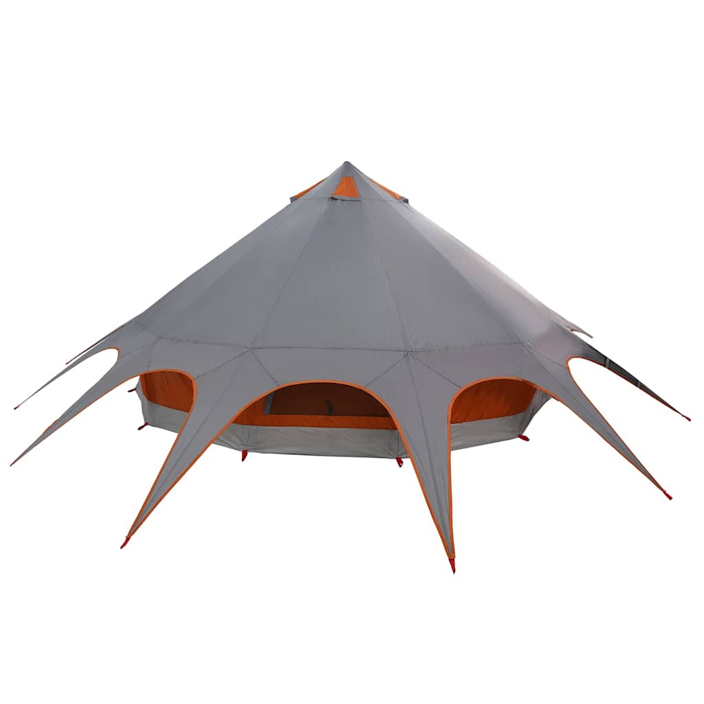 Teepee Telt 7-Personer 7-personers Grå og orange