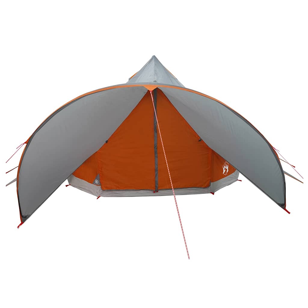 Teepee Telt 7-Personer 7-personers Grå og orange