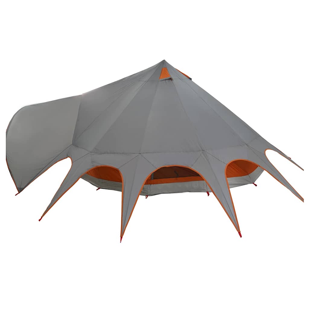 Teepee Telt 7-Personer 7-personers Grå og orange