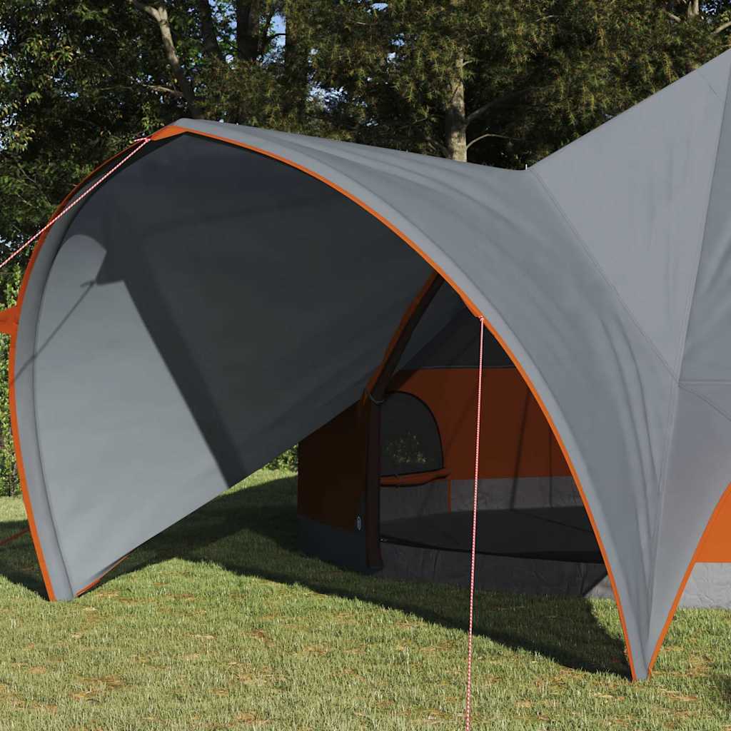Teepee Telt til 9 personer 9-personers Grå og orange