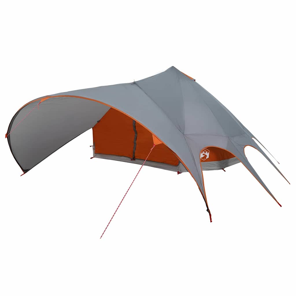 Teepee Telt til 9 personer 9-personers Grå og orange