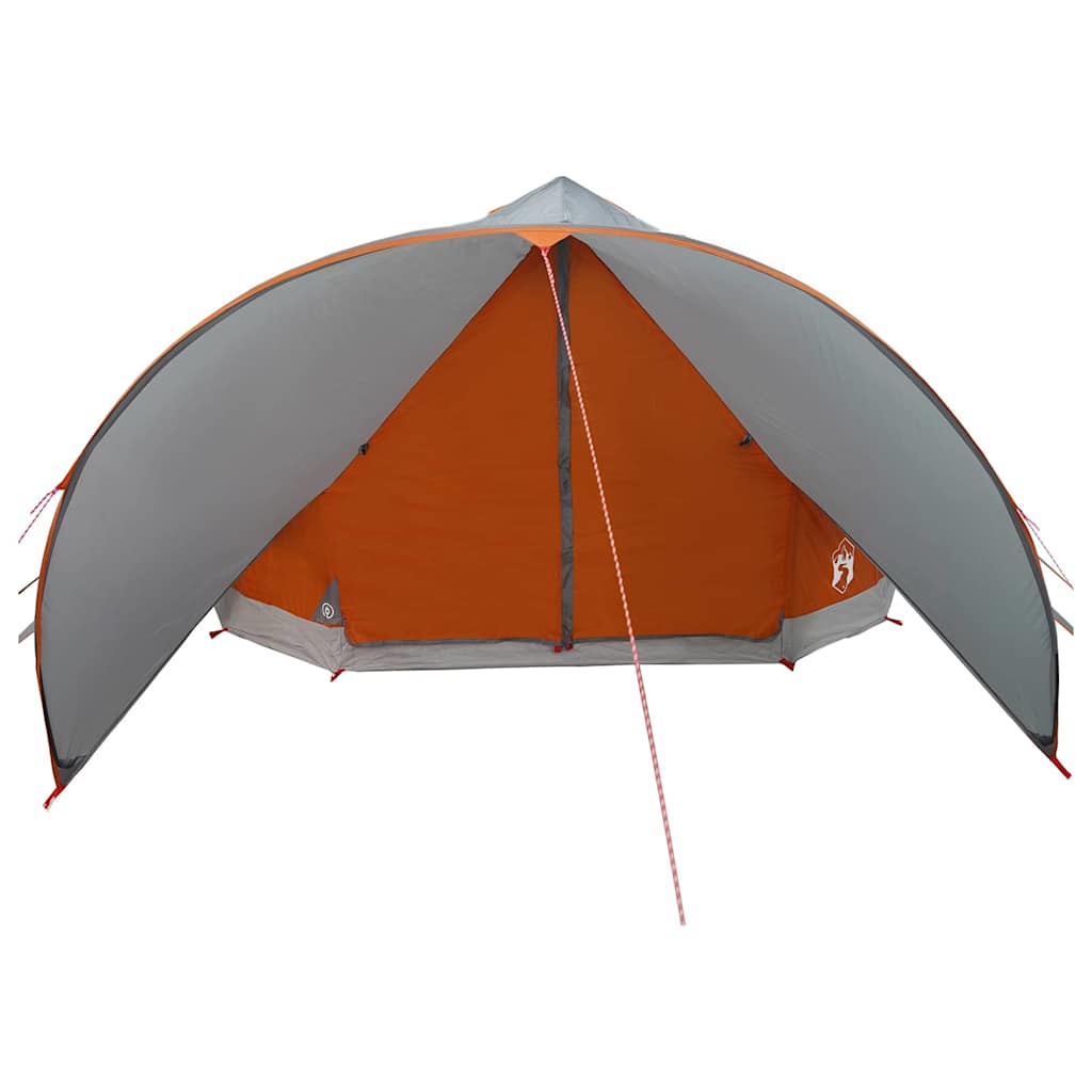 Teepee Telt til 9 personer 9-personers Grå og orange