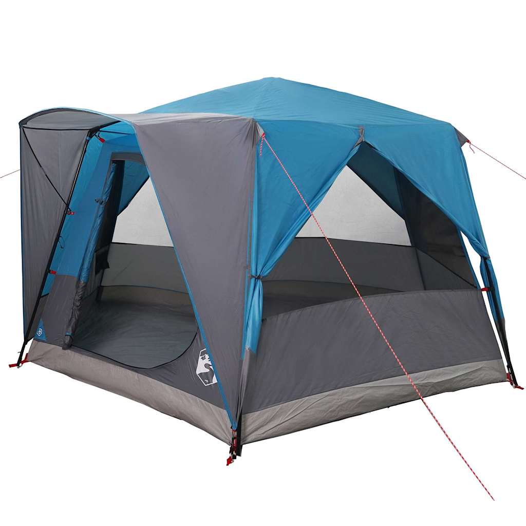 Cabin Tent 5-Person med tag Blå og grå 333 x 317 x 194 cm