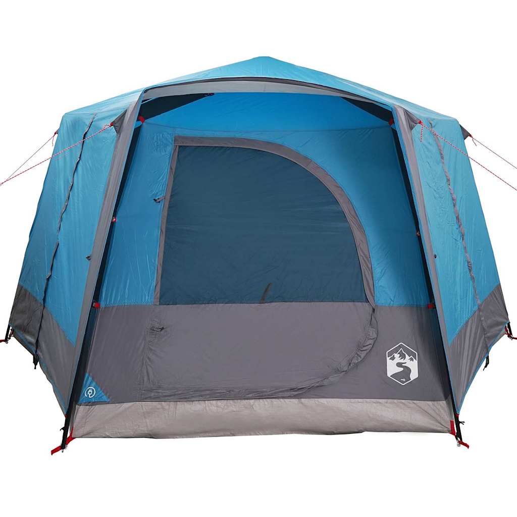 Cabin Tent 5-Person med tag Blå og grå 333 x 317 x 194 cm